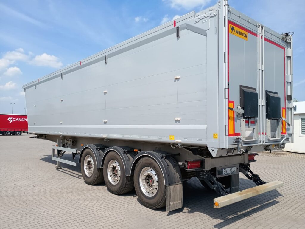 Wywrotka Wielton 55m3 rama + skrzynia aluminium - Alcoa Dura-Bright